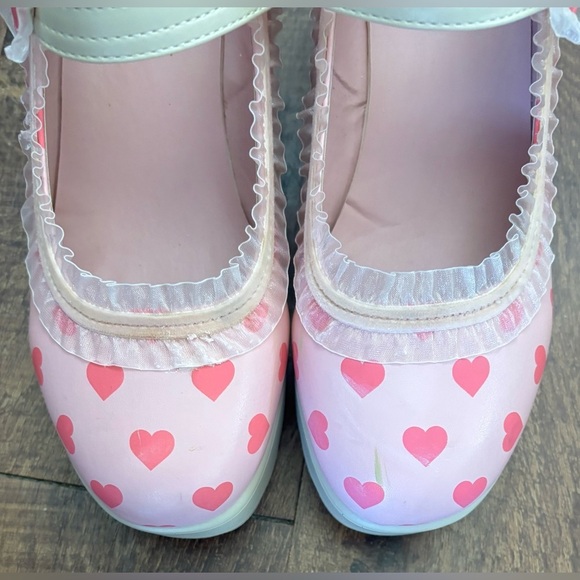 Limited edition Melanie Martinez x koi sweetheart Mary Jane’s Sz 5 women - Picture 6 of 9